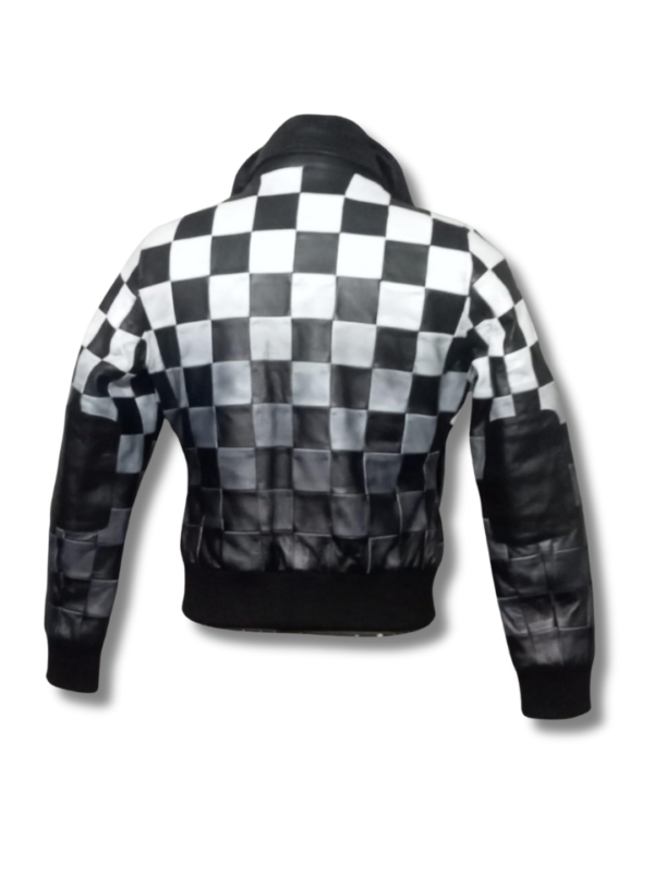 Hand-painted Leather Jacket - Image 2